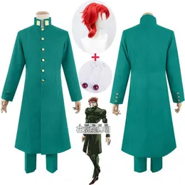 الأزياء الأنيمي أنيمي Jojo Jojo's Bizarre Adventure Cosplay Noriaki Kakyoin Cosplay Come Anime Cosplay Stits Suits Halloween Party Comes Z0301