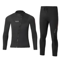 Våtdräkter Drysuits dykning kostym 3mm män våtdräkt neopren undervattens kitesurf surf surf spearfishing jacka byxor kläder våt 230303