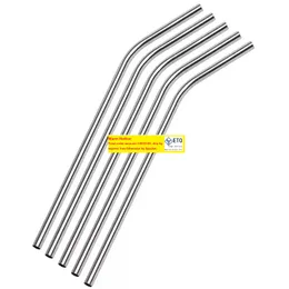 50pcslot Stainless Steel Straw Steel Drinking Straws 10g Reusable ECO Metal Drinking Straw Bar Drinks Party Stag