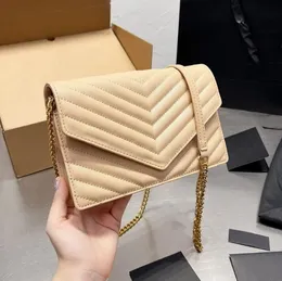 Wysokiej jakości luksusowe torebki torebki designerskie torebki portfel woc na torbie łańcuchowej replika torba na ramię torebka crossbody torebka z torbą na pył torebki portfele