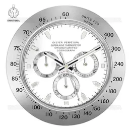 Luxus Wall Uhr Uhr Metallkunst großer Metall billiger Wanduhr GMT Wanduhr H092221X