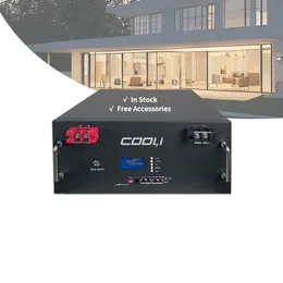 Cooli Hot Sell Solar Lithium Battery 48V 200AH Server Rack Bateria de 48V LIFEPO4 Bateria de lítio para armazenamento de energia solar