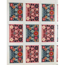 Papierprodukte Royal 50x1 Großbriefstempel Erstklasse Mail UK Post Selbstkleber Drop Lieferung 2022 OTAVL