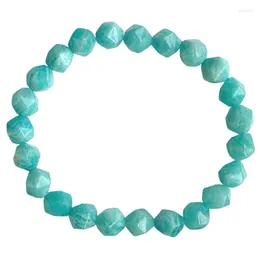 Strand Hurtowa Tianhe stara kopalnia niebiesko-zielona kamienna bransoletka fasetowane koraliki ręczne Rząd dla kobiet dziewczyna prezent kryształowa biżuteria mody