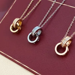 ring holder necklace gold filled jewelry love necklaces women men chain custom wholesale luxury personalized gift handmade initial necklace For women
