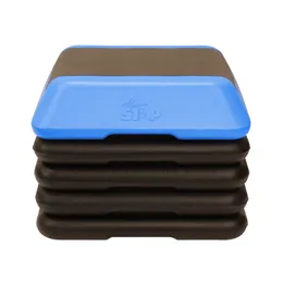Steg High Step Aerobic Platform med High Step Blue Aerobic Platform och 4 Black Risers