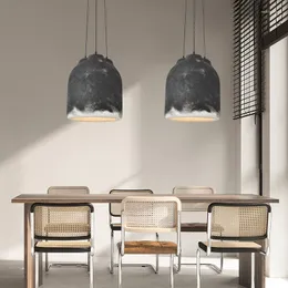 Pendelleuchten Designer Esszimmer Wabi Sabi Kronleuchter Kaffee Modellhaus Persönlichkeit LED Dekor Licht Kreative Tischbar Küchenlampe