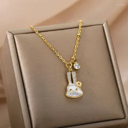 Kolye Kolyeler Kadınlar İçin Sevimli Kabuk Hayvan Moda Zirkon Kolye Noel Takı Hediye Tahrimi Collier Bijoux Femmependentpendent Morr22