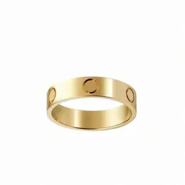 4mm 5mm 6mm de titânio liga de aço prateado amor ring para parafuso homem feminino rosa ouro jóias designer de jóias de luxo casal promessa anéis de presente tamanho 5 305k#