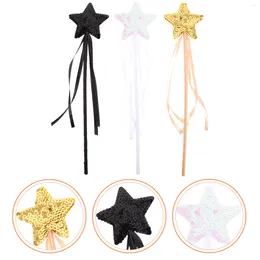 Parti Dekorasyon Alan Peri Yıldız Asık Çubuk Oyuncaklar Melekler Sopa Glitter Cadı Kids Sequin İyi Rol Montessori Giydirme Yıl Kostüm
