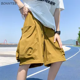 Men's Shorts Men Casual Shorts Summer Design Pockets Fashion Japanese dents Teens Trousers Handsome Hip Hop Korean Stylish Baggy All-match G230303