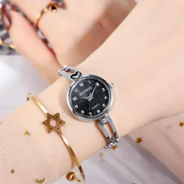 Relógios de Pulso Senhoras Pulseira Relógio Luxo Moda Pêssego Coração Pulseira de Metal Quartzo Simples Feminino Corrente Relógio