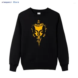 Men's Hoodies Winter Autumn Sweatshirts Casual Buddha Pullovers Men Comfortable Buddhism Religious Belief Homme