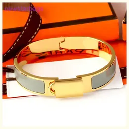 Designer Herms Armband Online -Shop H Lock Dicke Goldgröhre Süße Paare Männer tragen Brak aus Armband schöne Armreifen s