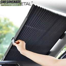 Neue Windschutzscheiben-Sonnenschutzvorhänge für Auto-Frontscheibe, Saugnapf-Sonnenschutz, reflektierende Aluminiumfolie, schädliche UV-blockierende Sonnenblende