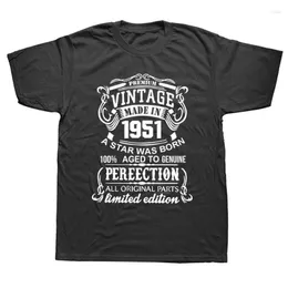 メンズTシャツは1951年にヴィンテージを作ったTシャツを男性お父さんお父さん短袖