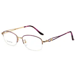 Solglasögon Fashion Trend Retro Oval Frame Anti Blu Light Ultralight Reading Glasses For Ladies Women 1.0 1.5 1.75 2,0 2,5 3 3,5 4
