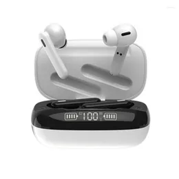 PRO Kulaklama Kablosuz Kulaklıklar Bluetooth 5.0 Oyun Kulaklığı LED Güç Ekran Gürültü İptal Hifi Müzik Kulaklıkları mikrofonlu