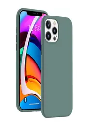 iPhone 12 Pro Max Case 67inch vloeibare bumper telefoon siliconen full body case schokbestendig duurzaam druppelbestendig4370845
