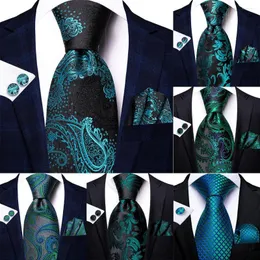 Bow Ties Paisley Teal Green Silk Tie