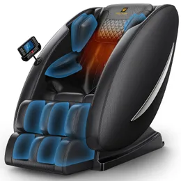 Back Massager Chair Recliner with Zero Gravity Full Body Heating Bluetooth S er Airbags Foot Roller 230303