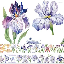 Hediye Sargısı Büyüleyici Çiçek De-Luce Pet Özel Yağ Washi Tapes Dergi Maskeleme Bandı Yapışkan DIY Scrapbooking Çıkartma
