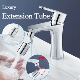 Kitchen Faucets Universal Kitchen faucet extension Two Outlet 720 Rotatable Aerator Bathroom Tap Sprayer Water Nozzle Extender Adapter Foam J230303