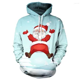 Colegados masculinos quentes do Papai Noel Men Sweatshirts 2023 Spring Autumn Unisex Christmas Hip Hop Streetwear Capuz de roupas femininas 4xl