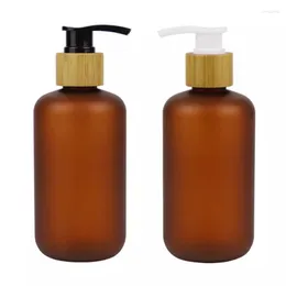Garrafas de armazenamento atacado 120ml 250ml 500ml de shampoo de plástico vazio Sinitalizador de manuserador de chuveiro Dispensador de gel de gel de reabastecimento Cosmético Skincare
