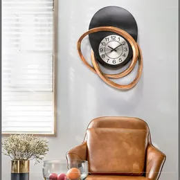 Wall Clocks Luxury Electronic Clock Kitchen Vintage Bathroom Metal Decor Creative Industrial Orologio Da Parete Home YYY45XP