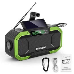 Tents and Shelters 5000mAh Emergency Solar Powered Hand Crank Radio Portable Outdoor Camping Survival with AM FM NOAA Flashlight Reading Lamp 230303