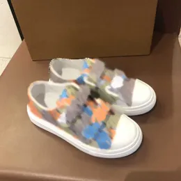 23ss scarpe firmate per bambini marca Logo stampa chiusure a strappo scarpe sportive ragazzi gril Scarpe da tavola primavera autunno taglia 23-35 a1