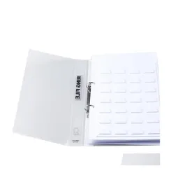 Compacts recarregáveis ​​Card de exibição Card cartão Amostra Branco Falso catálogo 70 pares de cílios 1 conjunto Drop Drop Health Beauty M2766189