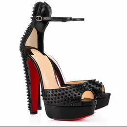 Идеальный дизайнер пятьдесят шипов Sandals Sexy Red Shoes Bottm Lady Lady High Heels