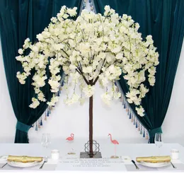 Artificial Flower Cherry Blossom Wishing Tree Christmas Decor Wedding Table Centerpiece Hotel Store Home Display Cherry Tree