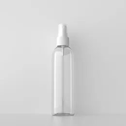 Storage Bottles 30pcs 200ml Transparent Spray Empty For The Perfumes 200cc PET Clear Bottle With Sprayer Pump Fine Mist