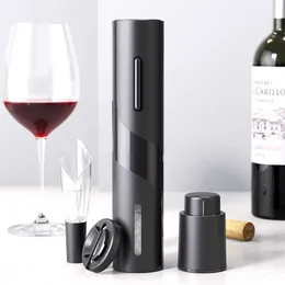 Ny elektrisk vinöppnare laddningsbar automatisk korkskruv Kreativ vinflasköppnare med USB -laddningskabeldräkt för hemmabruk