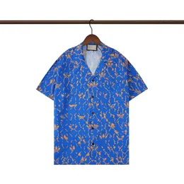 قمصان المصممين الشاطئ السراويل رجالي هاواي الأزهار طباعة البولينج قميص عارضة قمصان الرجال قصيرة الأكمام متنوعة اللباس الزهور m-3xl