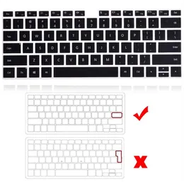 För Huawei MateBook 14 D14 D15 X 2021 X Pro 13 9 Honor MagicBook 14 15 Pro 16 1 Laptop Keyboard Cover Black Protecter Film Skin CO24E