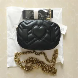 고품질 Marmont 핸드백 여성 허리 가방 디자이너 Marmont Waist Bag Fanny Packs Lady 's Belt Bags 여자 유명한 CH311A