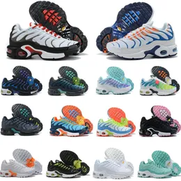 2023 Kids Shoes tn enfants plus Sneakers girls Boys Children Outdoor Sports Trainers Athletic Running and Infant Rainbow Tennis tns Sea Voltage Black White