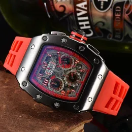 Explosive luxury watch quartz timing full function run watch men's brand clock spin cool watch