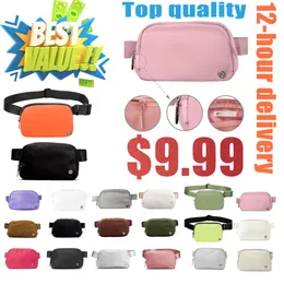 yoga bag designers lu everywhere fleece belt Bag fanny pack Waist Bags Luxury Teedy brushed bum chest bumbag Nylon Womens mens purses Waistpacks Crossbody denim bags