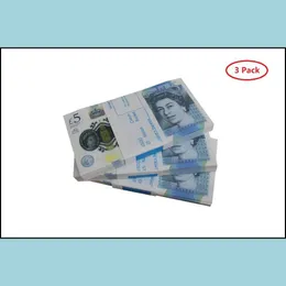 Novità Giochi Prop Gioco Soldi Copia Sterline inglesi Gbp 100 50 Note Extra Bank Strap Film Gioca a Fake Casino Po Booth Drop Delivery Toys Gi DhbezB3GV