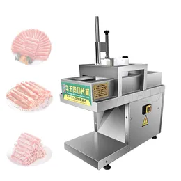 Tagliatrice di carne in acciaio inossidabile per affettatrice di carne di montone a rotolo singolo per negozio di pentole calde