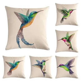 Pillow Pointed-billed Bird Cover Linen Cotton Decoration Pillows For Sofa Living Room Car Housse De Coussin Home Decor