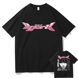 Men's T-Shirts 90s Bjork Japanese Tour 1996 Music Album T-shirt Man Hip-Hop Streetwear T Shirt Summer Men Women Oversized Street Vintage Tshirt G230303