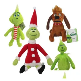 Plush Dolls 100 Cotton 11.8 30Cm How The Stole Christmas Toy Animals For Child Holiday Gifts Wholesale Drop Delivery Toys Stuffed Dh5Rl