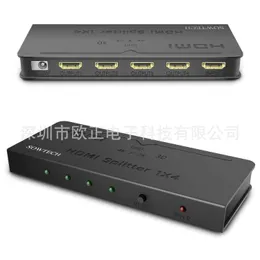 4K HDMI HD distributor 1 in 4 out 1 4Bluetooth communication for electronic accessories