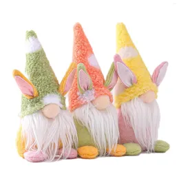 Feestdecoratie 2023 Easter Table Decoraties Knome ornamenten Gezichtsloze poppen Elf Dwerg Plush Home Decor voor